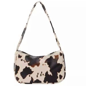 Cow Print Hand Bag Handbag Small Purse New NWT